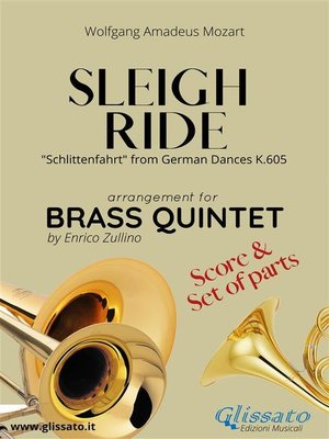 cover image of Sleigh Ride--Brass Quintet score & parts